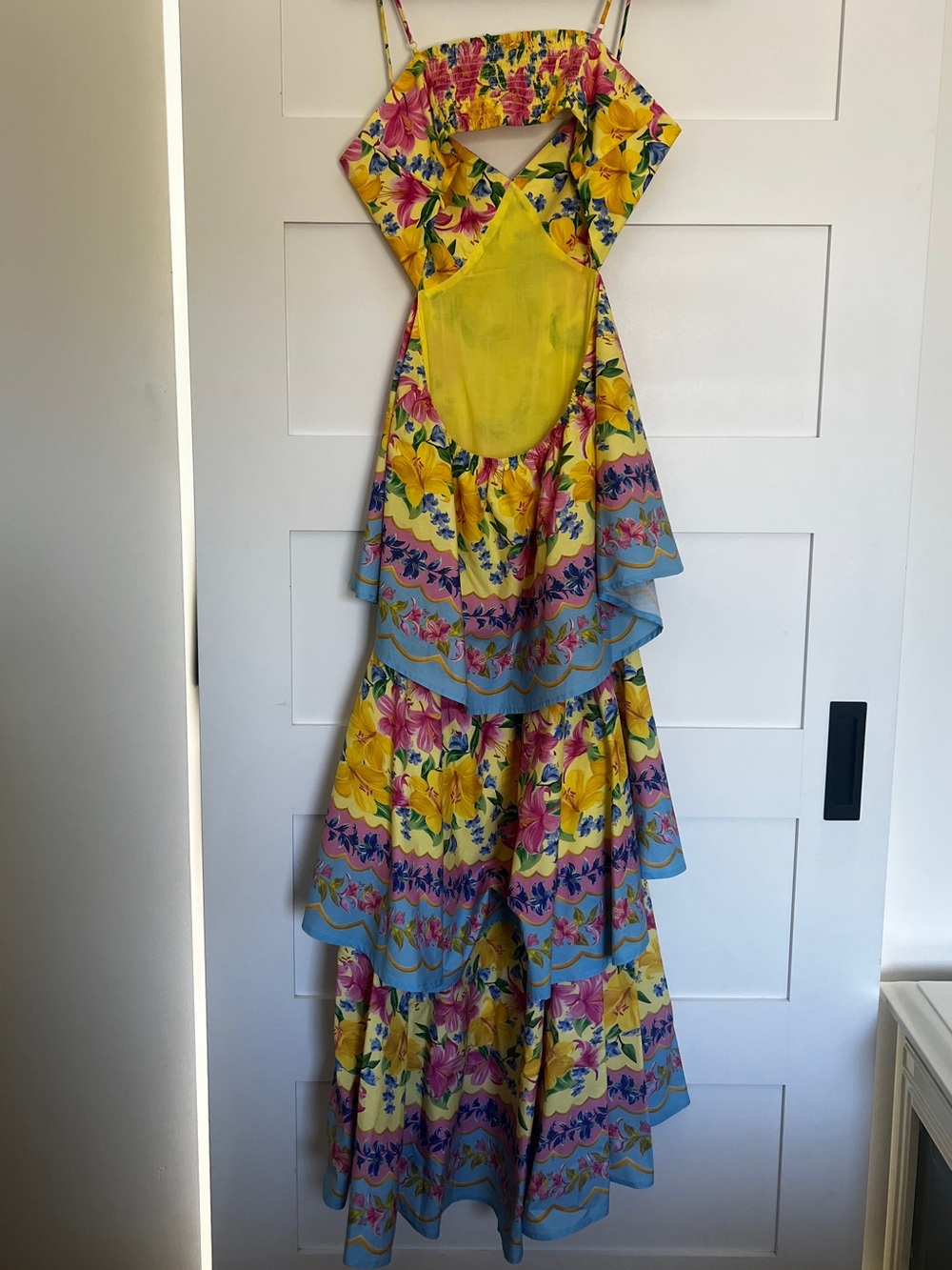 Farm Rio x Anthropology - cotton tiered midi dress - Picture 2 of 4